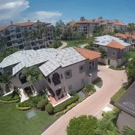 Fisher Island Villas re-roof in progress